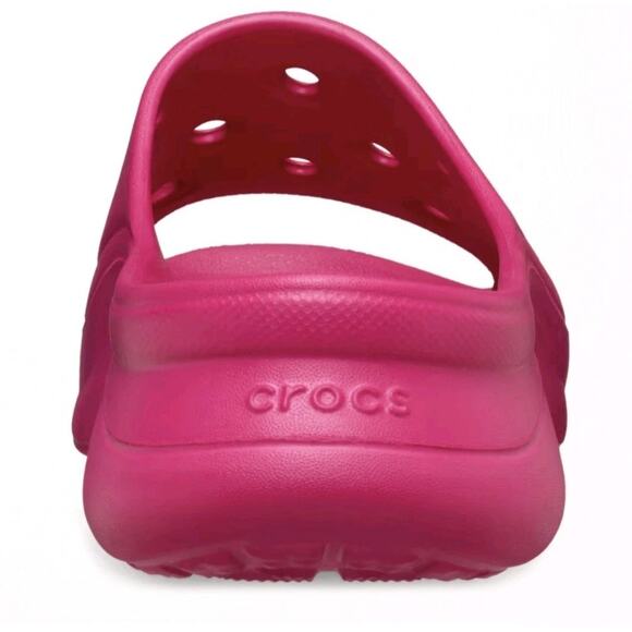 New With Tags Crocs Bae Slide Dragon Fruit Pink Women Size 8 - Picture 4 of 8